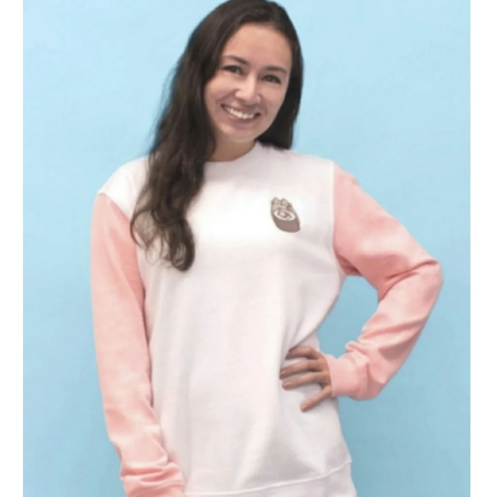 Pusheen sushi box crewneck sweatshirt 3xl pink